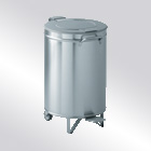 cylindral and sanitary waste bins